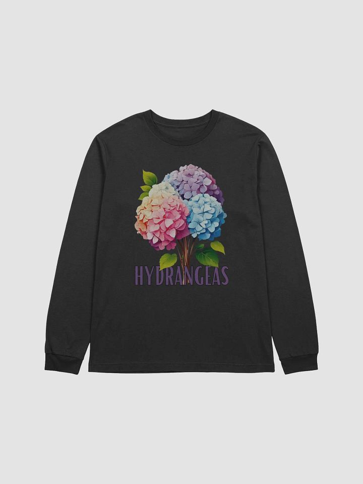 Floral Graphic | Long SleeveT Shirt | Hydrangeas product image (1)
