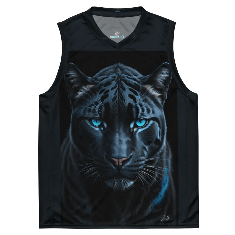 Mystic Panther - All-Over Print Basketball Jersey UPF50+ protection product image (4)