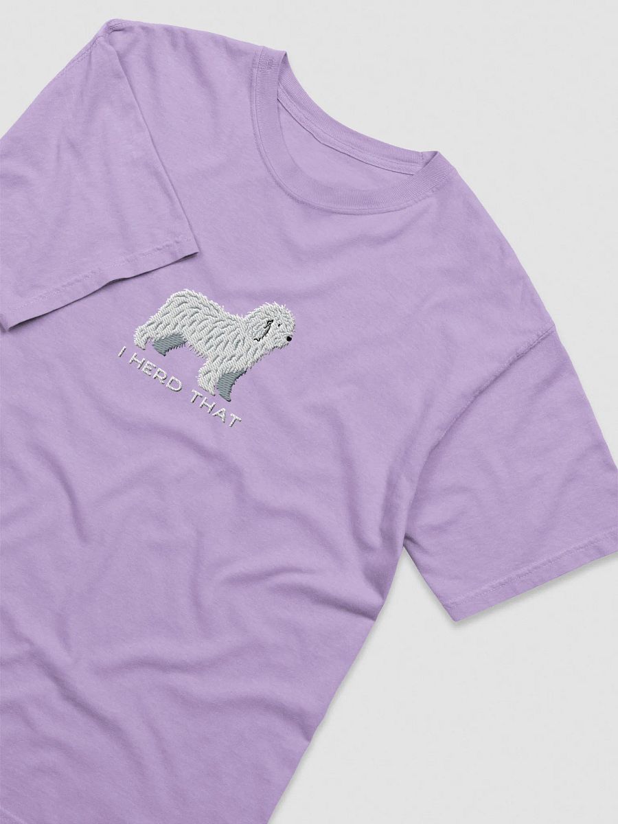 I Herd That T-Shirt(Embroidered) of a Spanish Water Dog(White) product image (43)