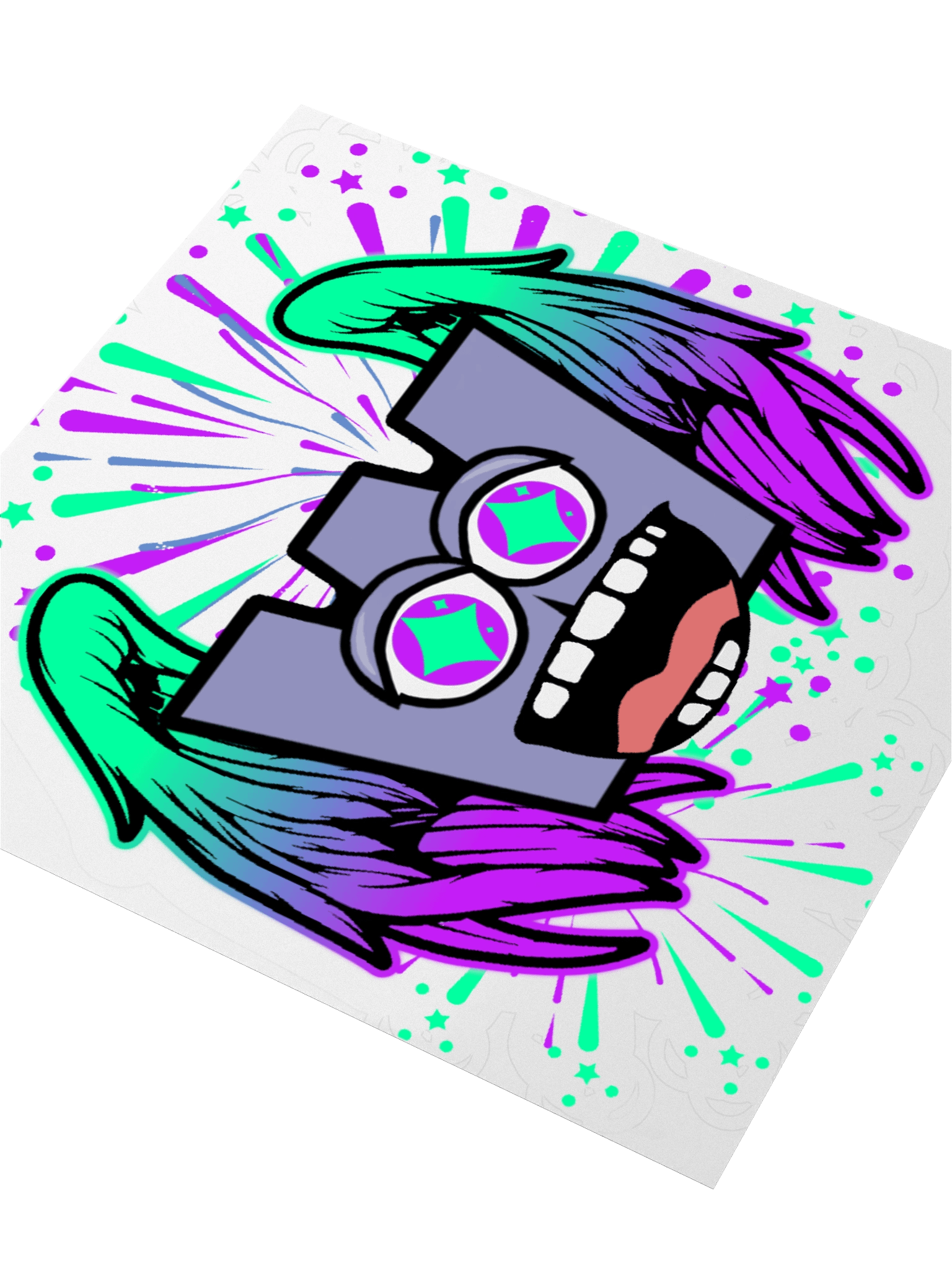 Vibrant Wings Kiss Cut Stickers product image (7)