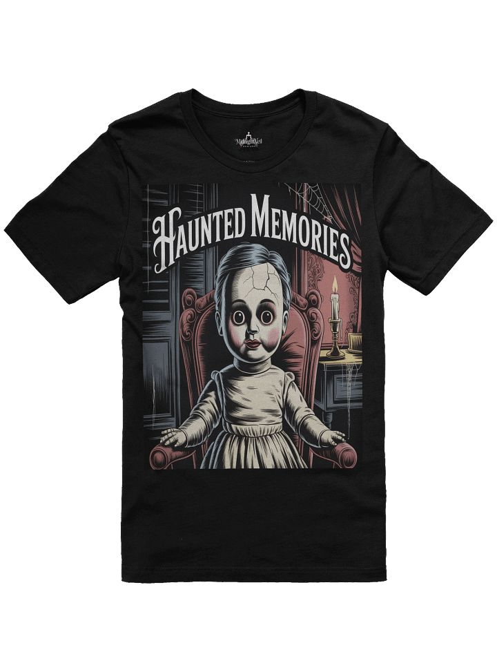 Haunted Memories Unisex Supersoft T-Shirt by Midnight Veil Designs - Gothic Black, Red & More product image (1)