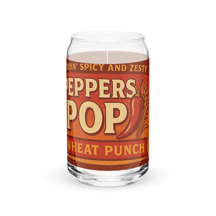 SpicyWheatPeppers Can-Shaped Glass product image (2)