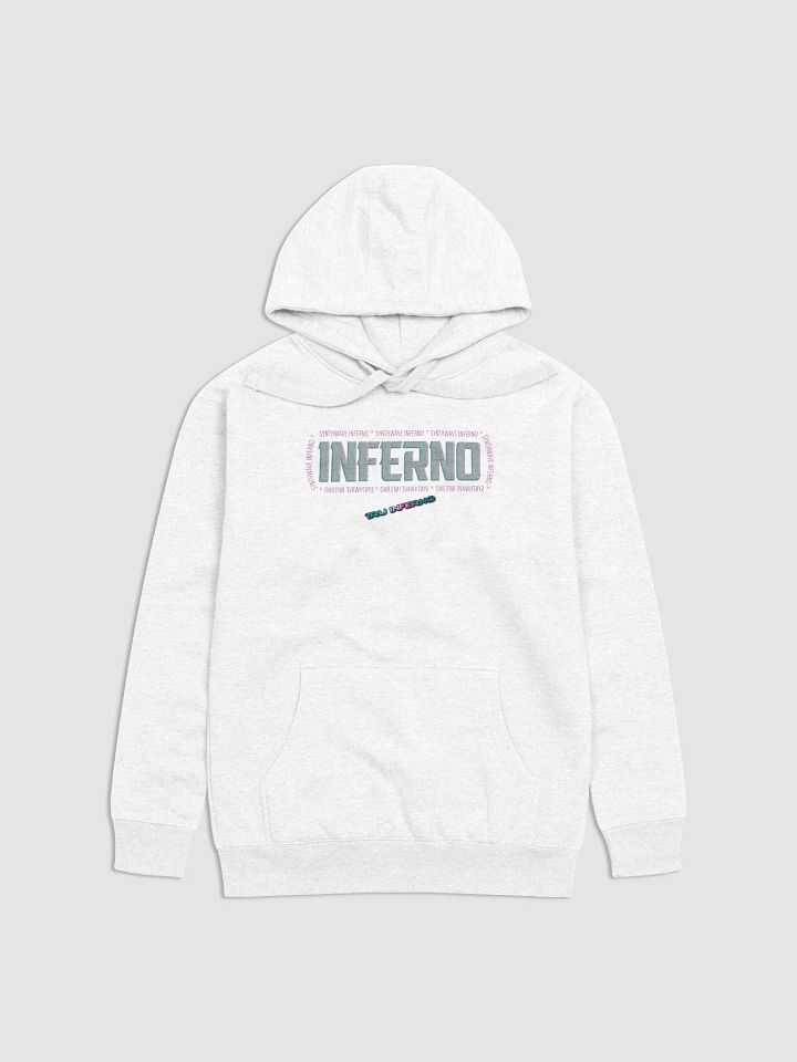 Synthwave Inferno Hoodie (White) product image (1)