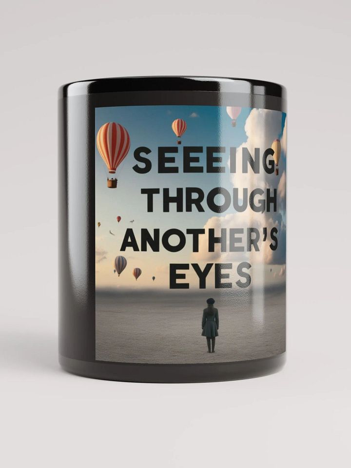 Eyes of Wonder Black Glossy Mug product image (2)