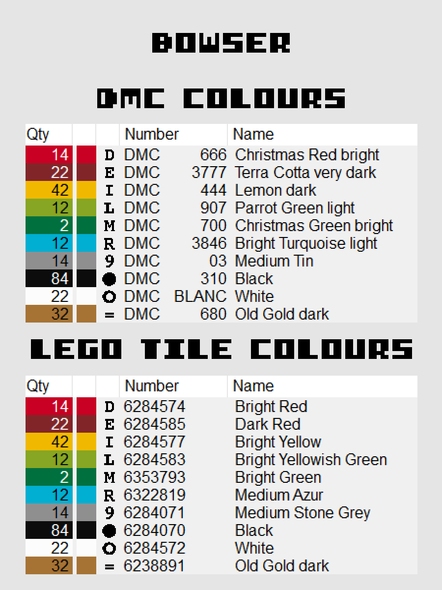 Bowser Pixel Art product image (4)