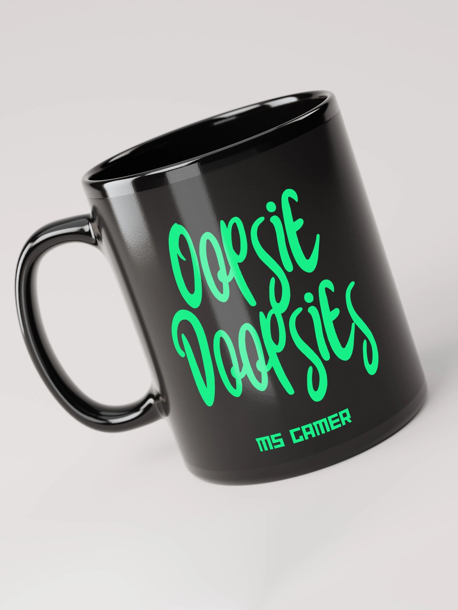 Ms Gamer Oopsie Doopsie Black 11oz Mug - Black product image (3)
