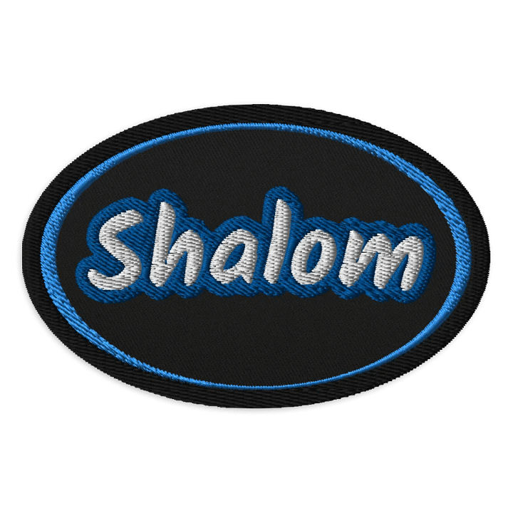 Shalom Embriodered Badge product image (1)