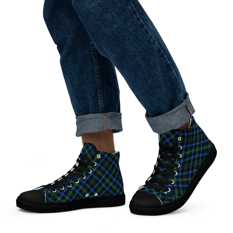 Smith Tartan Men's High Top Shoes product image (5)