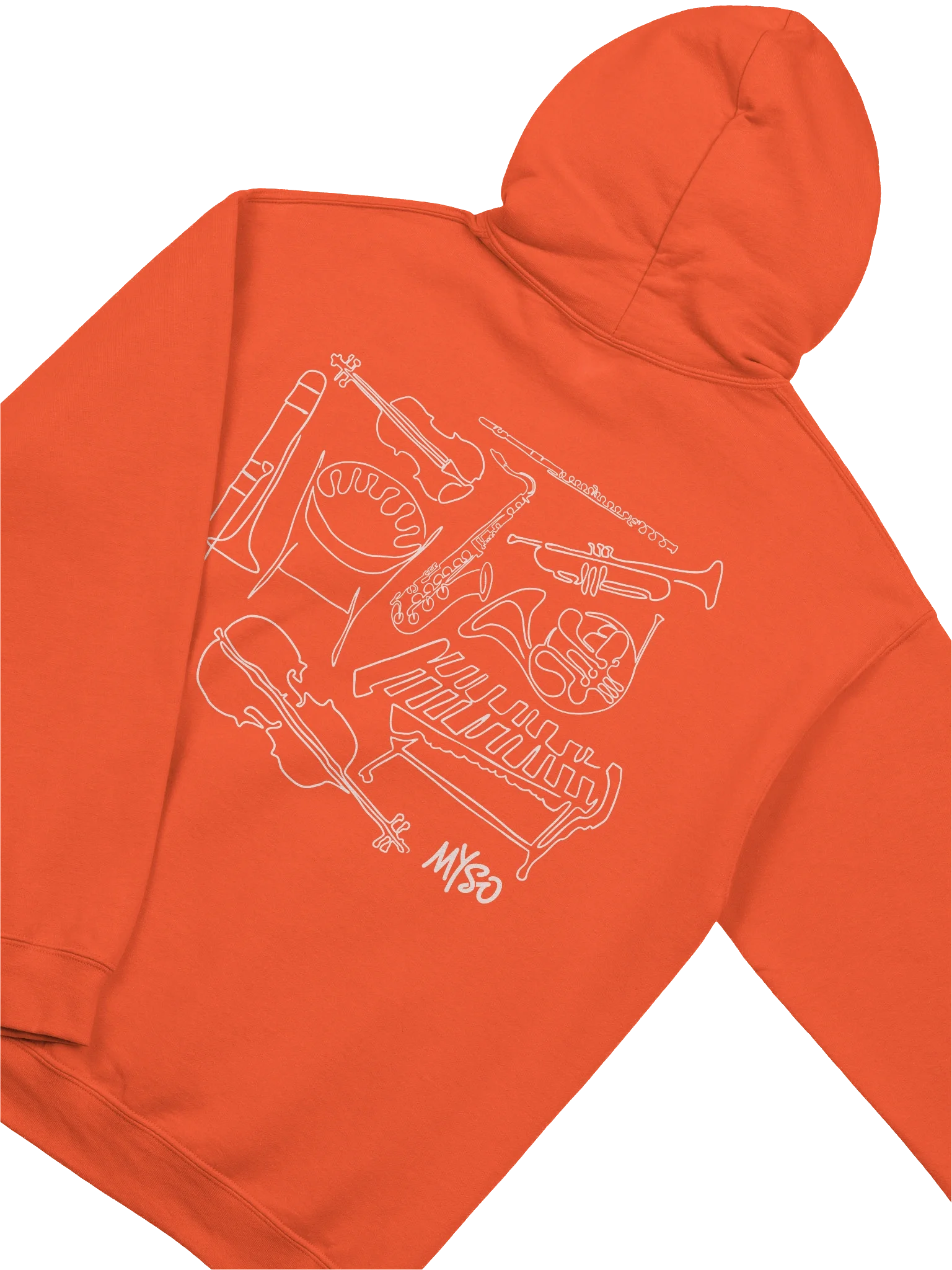 MYSO Orange Instrument Hoodie product image (4)