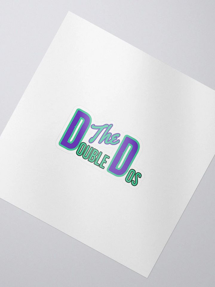 TheDoubleDos Sticker product image (2)