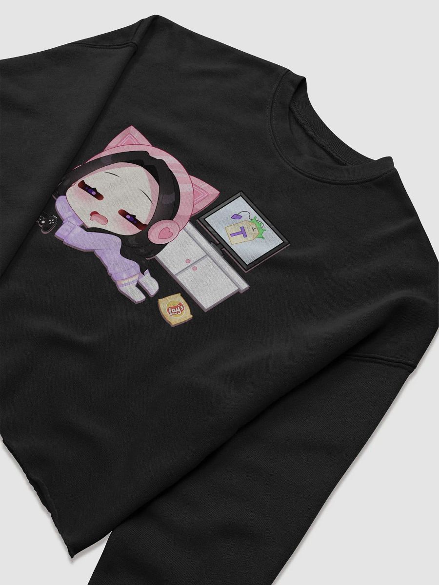 'Lazy Gamer' Chibi Cropped Sweater product image (17)