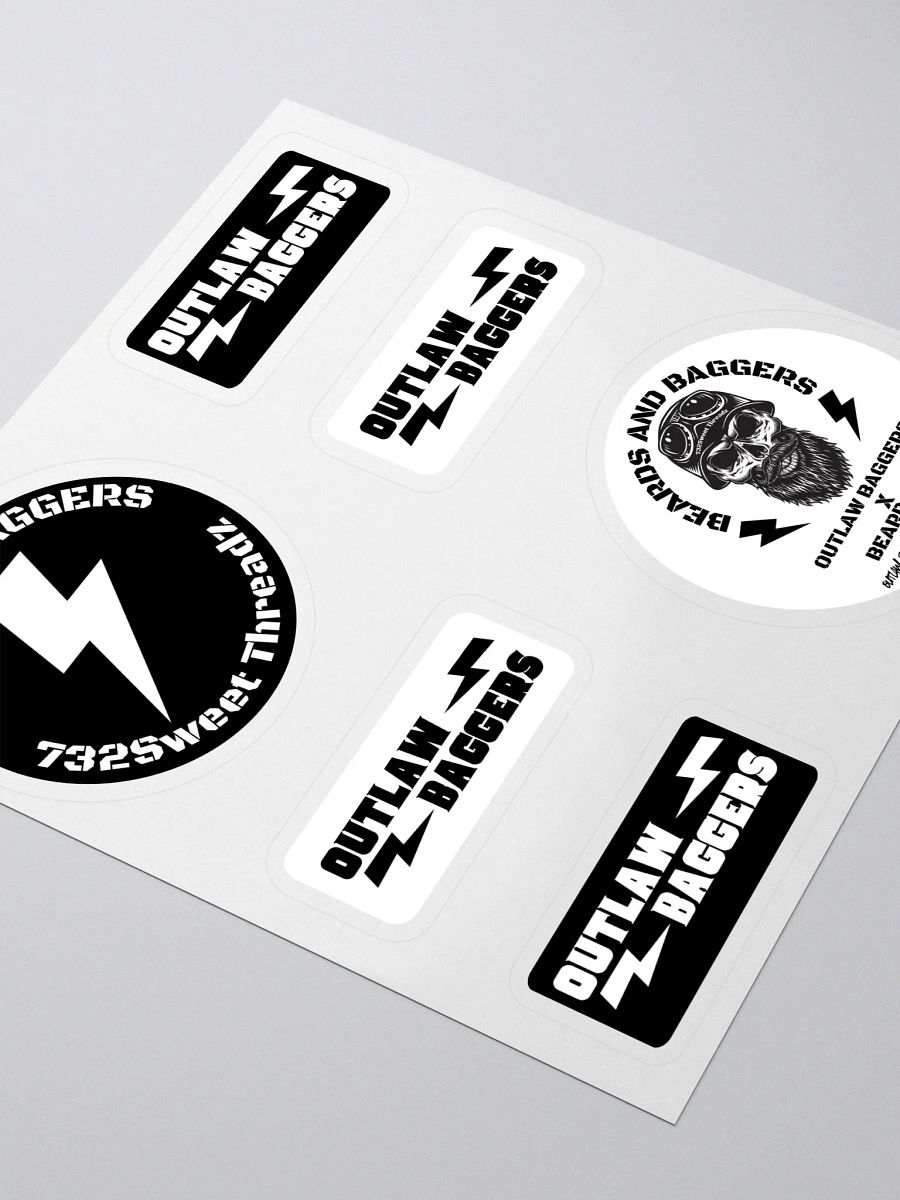 Outlaw Baggers X 732Sweet Threadz Collab Sticker Pack product image (3)