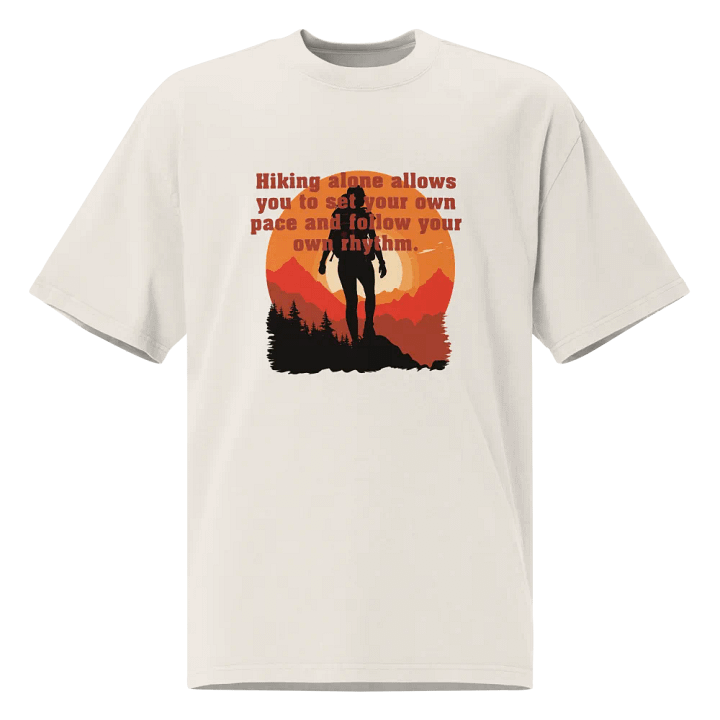 Hiking alone allows you to set your own pace and follow your own rhythm. product image (1)