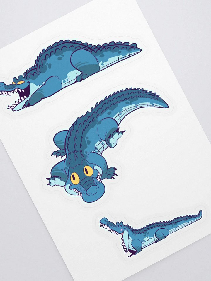 Half Croc Sticker Sheet 2 product image (1)