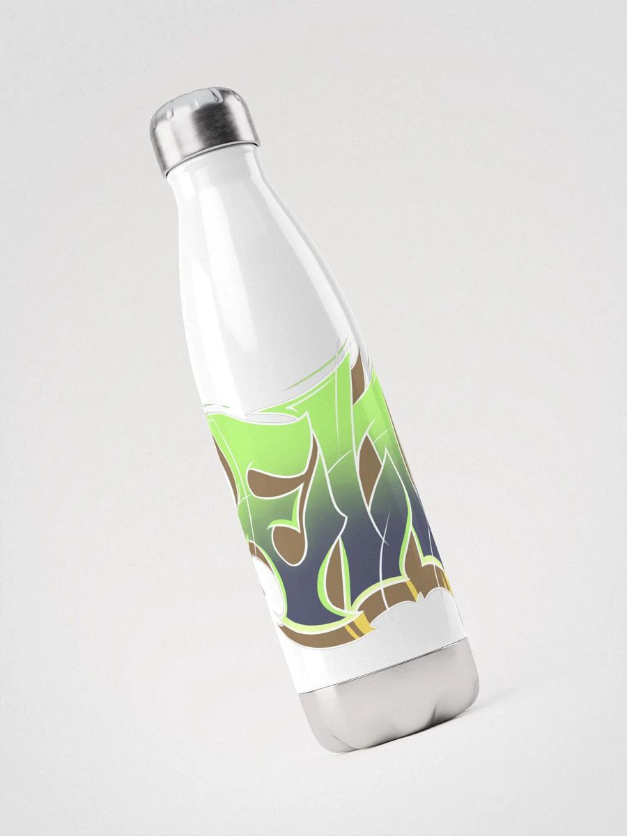 Elly graffiti water bottle (green) product image (3)