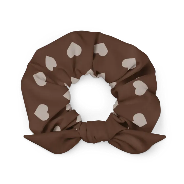 Heartly Brown Scrunchie product image (2)