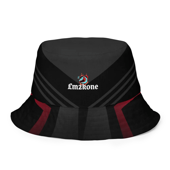 Dynamic Red Abstract - All-Over Bucket Hat product image (1)