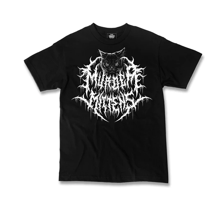 Murder Mittens death metal design tee shirt product image (1)