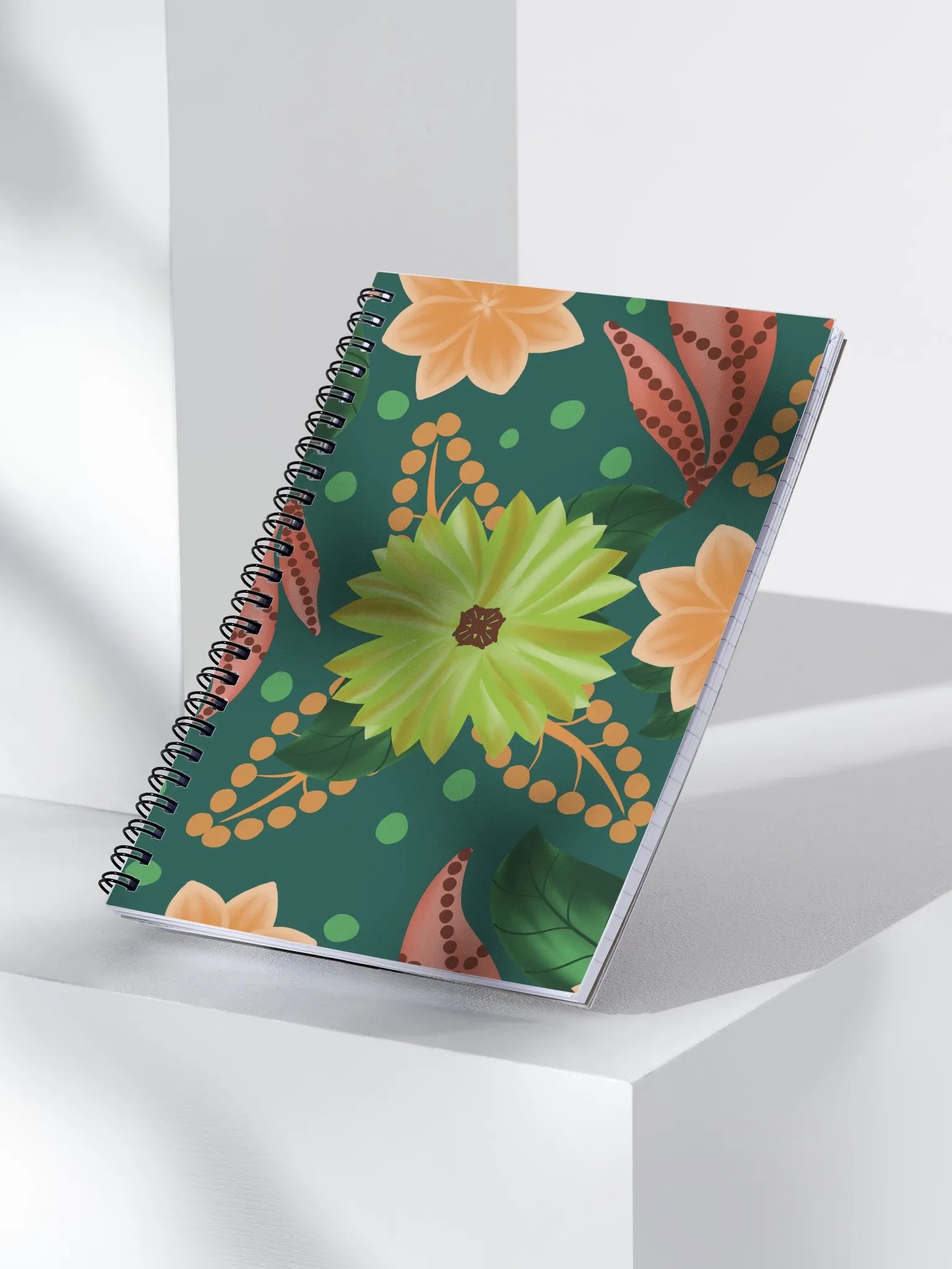 El Yunque Teal Floral Journal product image (3)