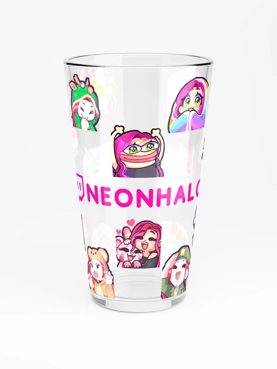 Neon Halo All Emotes Pint Glass product image (3)