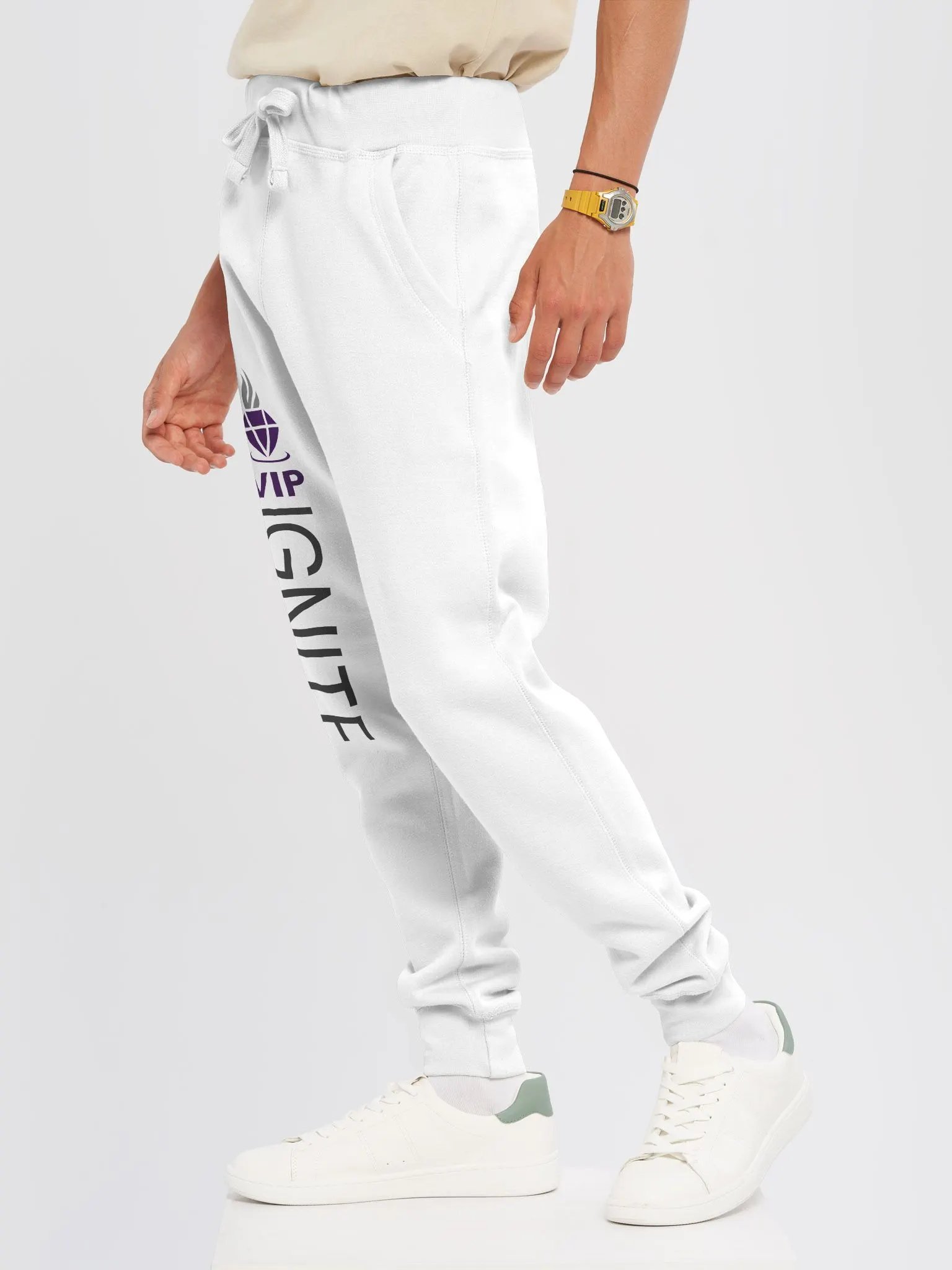 VIP Ignite Swag White Joggers product image (3)