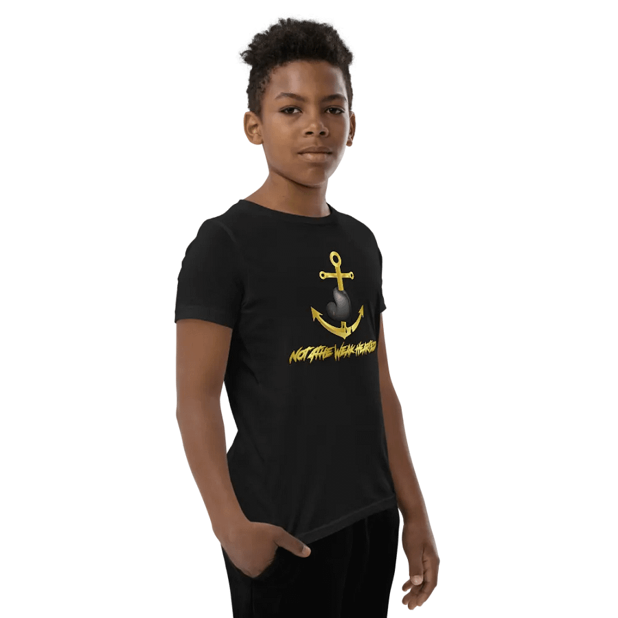 N4TWH Black Heart Kids Tee product image (29)