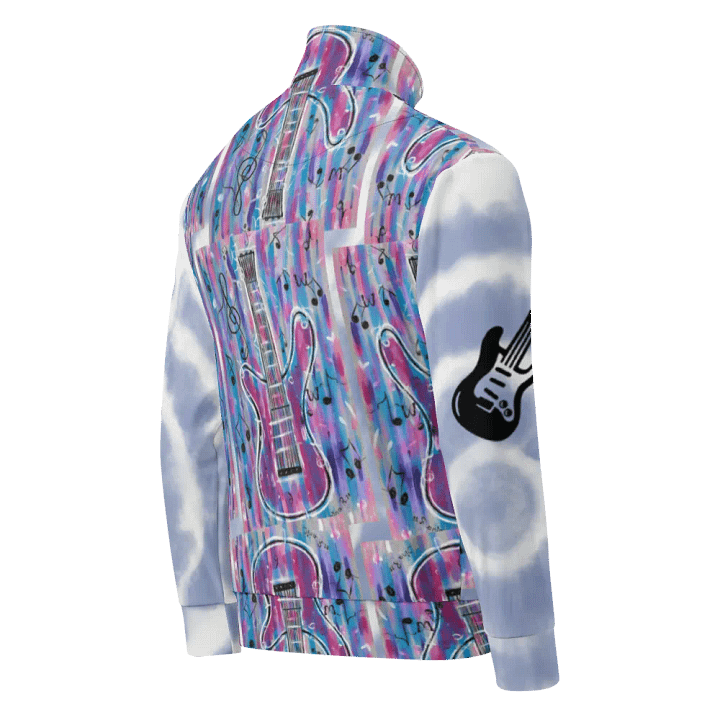 My guitar (art by Dina R.) acrylic painting picture - Track Jacket product image (2)