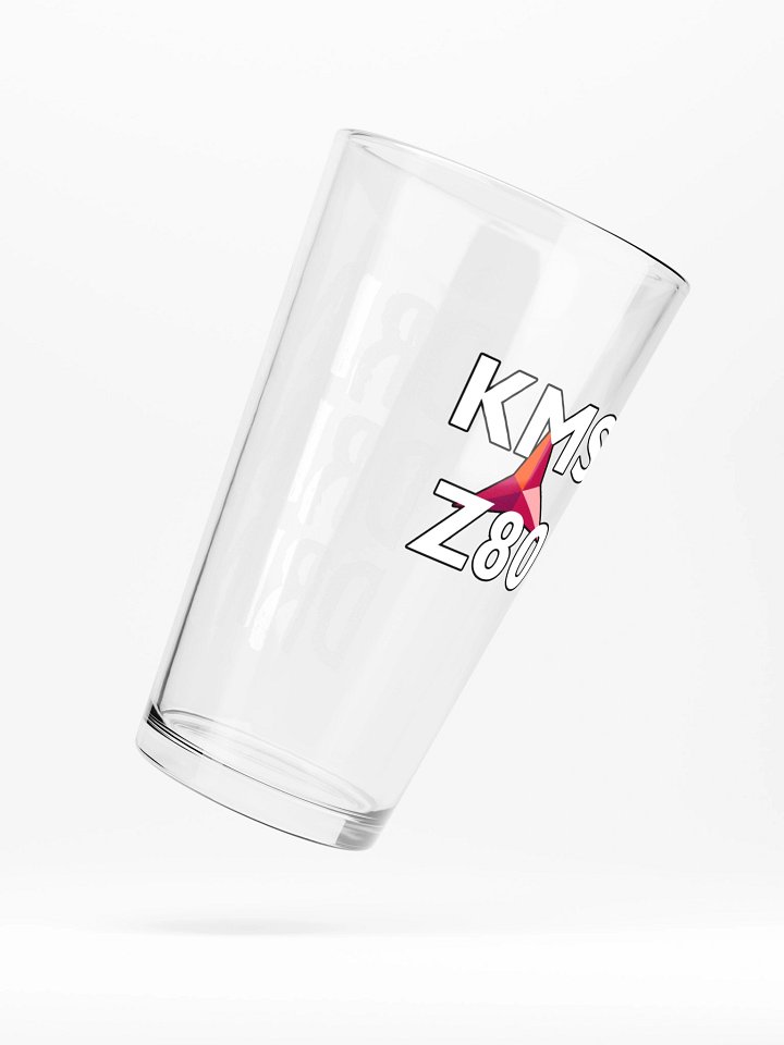 Kommission Z80 "drink! drink! drink!" pint glass 16 oz product image (2)