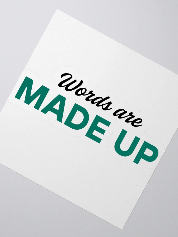 words are made up sticker product image (6)