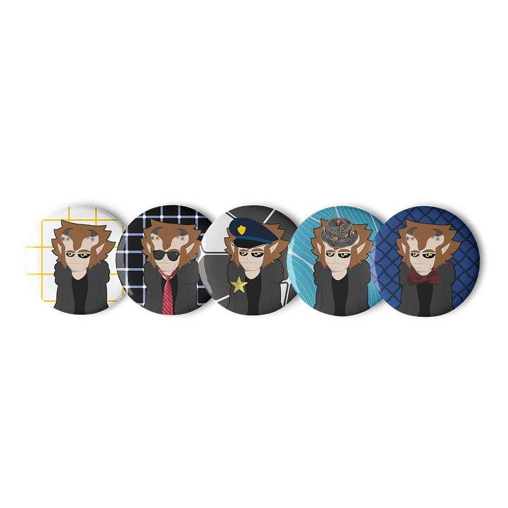 THE ASSYLUM: The Many Faces Of Bill Pin Set product image (1)