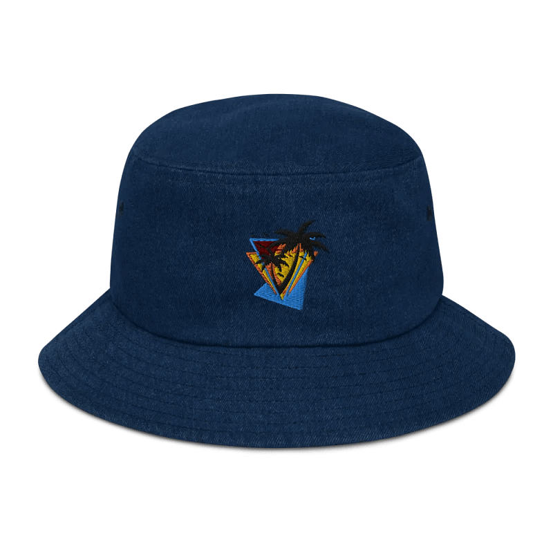 Sunset Vibes Denim Bucket Hat