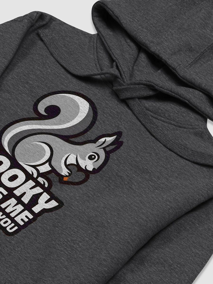 Super Soft and Comfy Hoodie: Pooky Loves Me More Than You, Grey with Stripe product image (3)