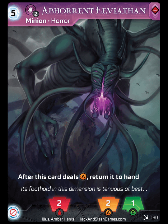 Ophidian 2360: Abhorrent Leviathan (ext. art) Promo Card product image (1)