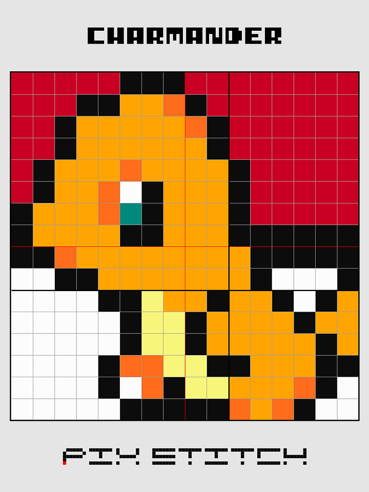 Charmander Pixel Art product image (2)