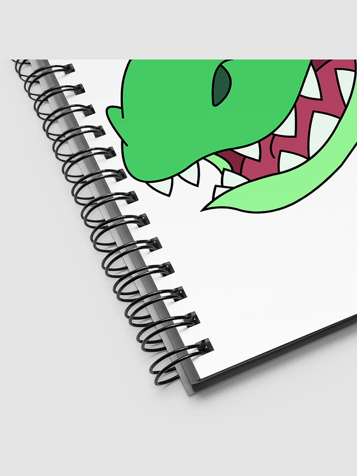 Angry Green Dragon Spiral Notebook Print product image (2)