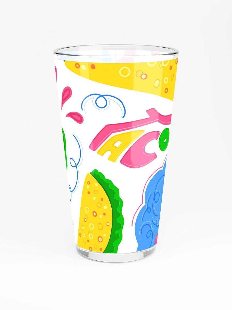 Taco Tribe Shaker Pint Glass product image (3)