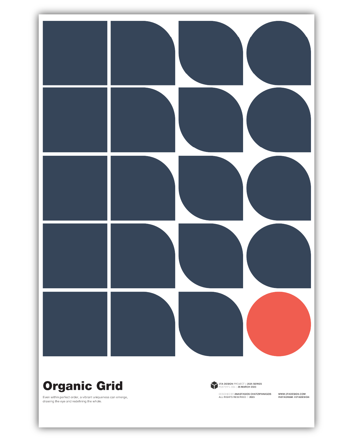 Poster - 004 | Organic Grid product image (1)