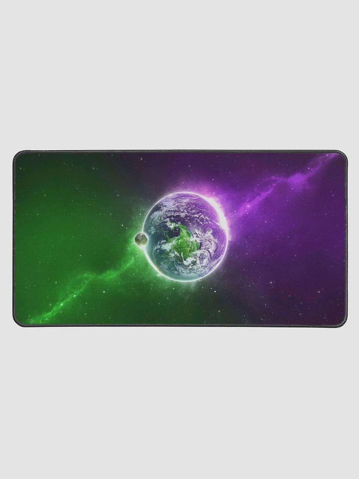 Green&Purple Space Gaming Mouse Pad XXL product image (1)
