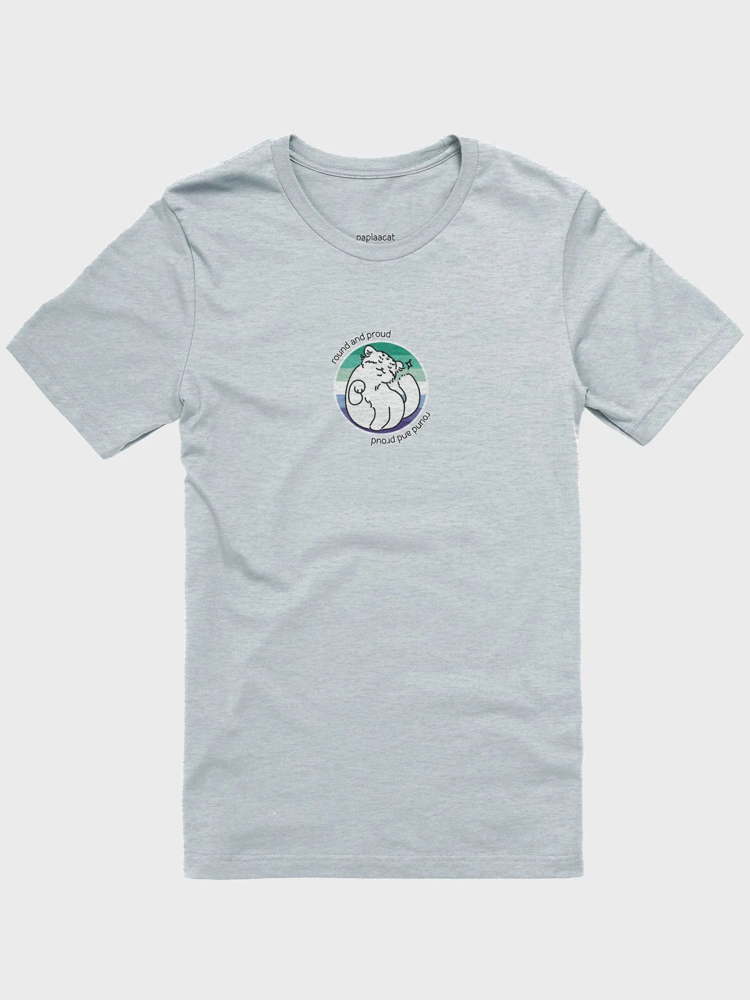 Round and Proud Manul Gay MLM Version - Bella+Canvas Unisex T-Shirt product image (6)