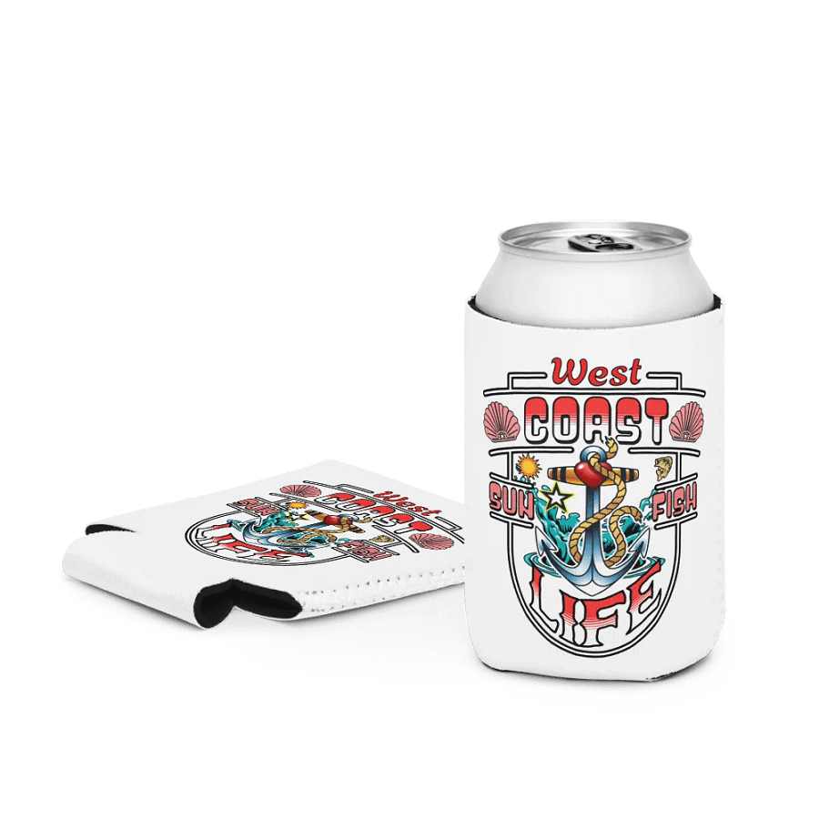 West Coast Life Nautical Can Cooler product image (3)