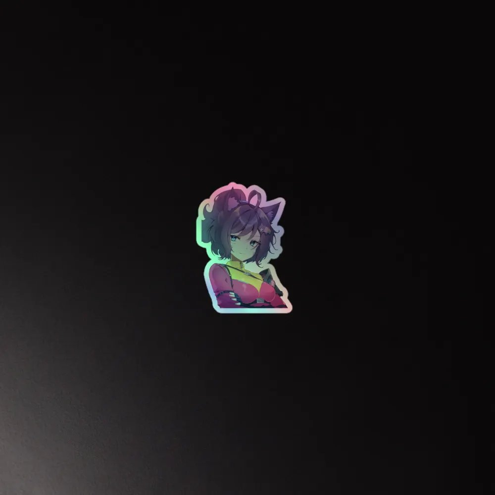 Holographic PixelKitten Sticker Set product image (4)