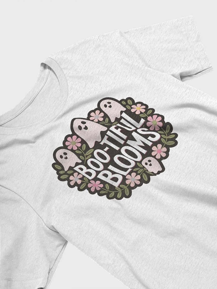 “Boo-tiful Blooms” t-shirt, Halloween humor t-shirt, Spooky vibes clothing, Cheeky ghost design, Funny Halloween outfit, Humorous ghost tee, Unique Halloween shirt, Ghost and flower design, gift idea product image (3)