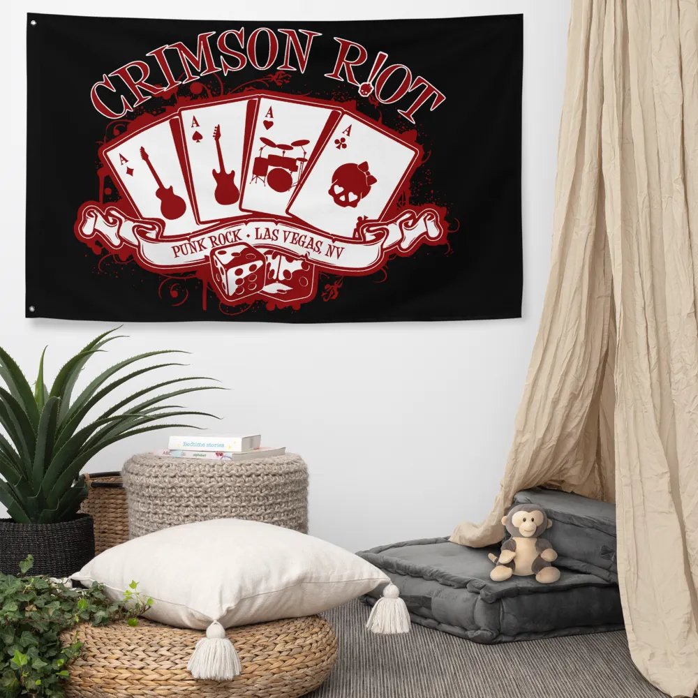 CRIMSON RIOT FLAG product image (5)