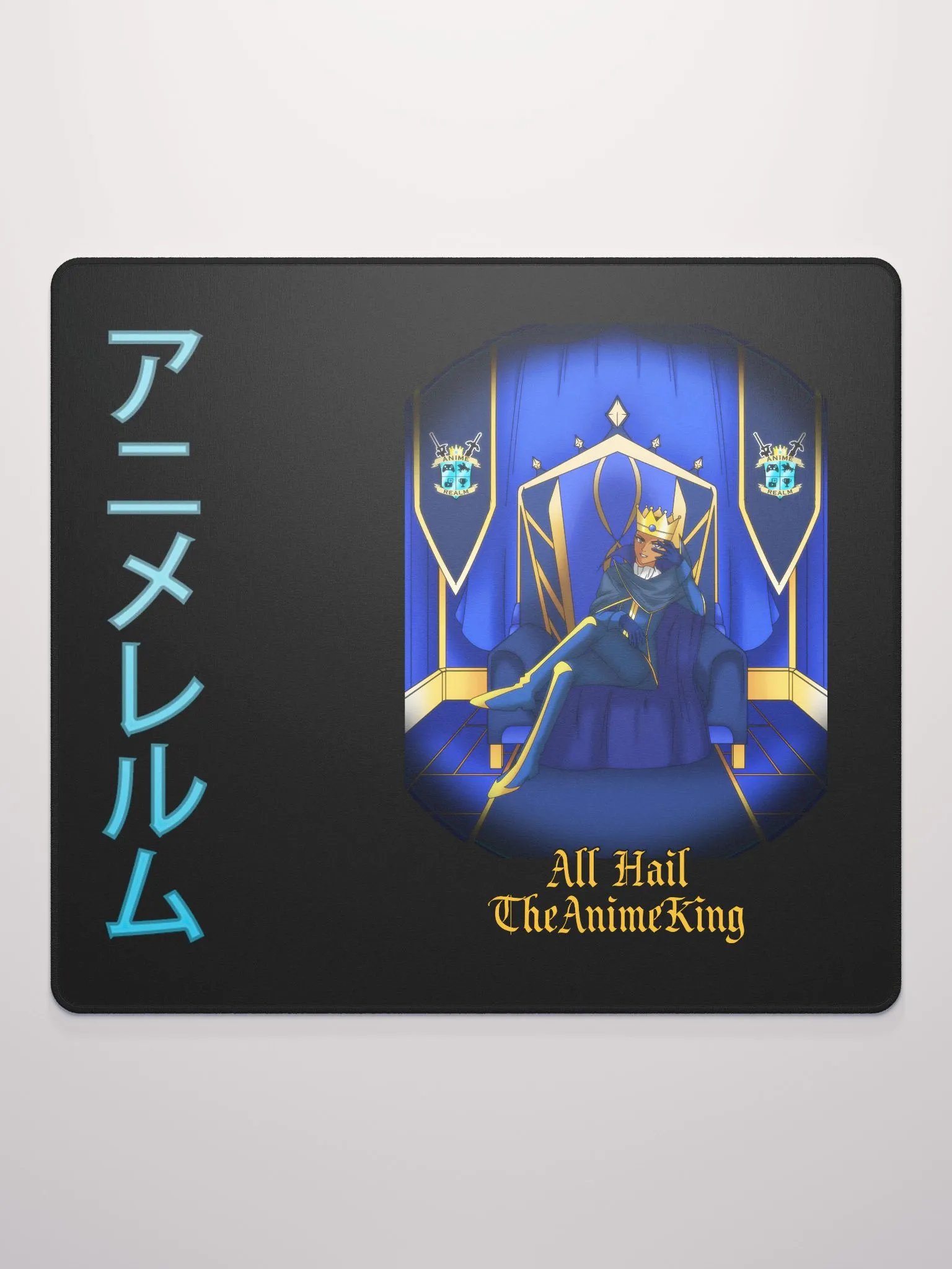 All Hail TheAnimeKing Gaming Mousepad product image (1)