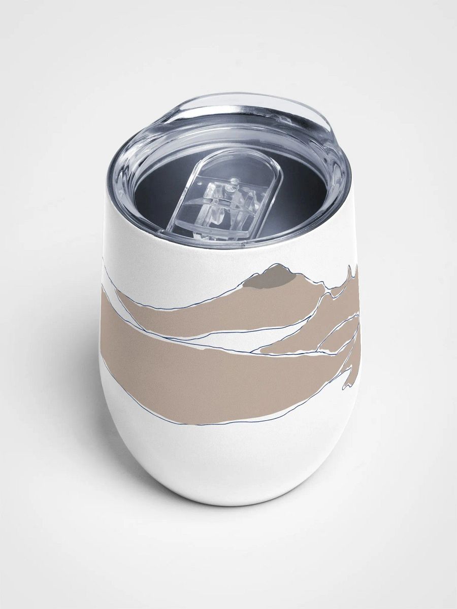 Gilbert Peak wine tumbler (tan sketch) product image (4)