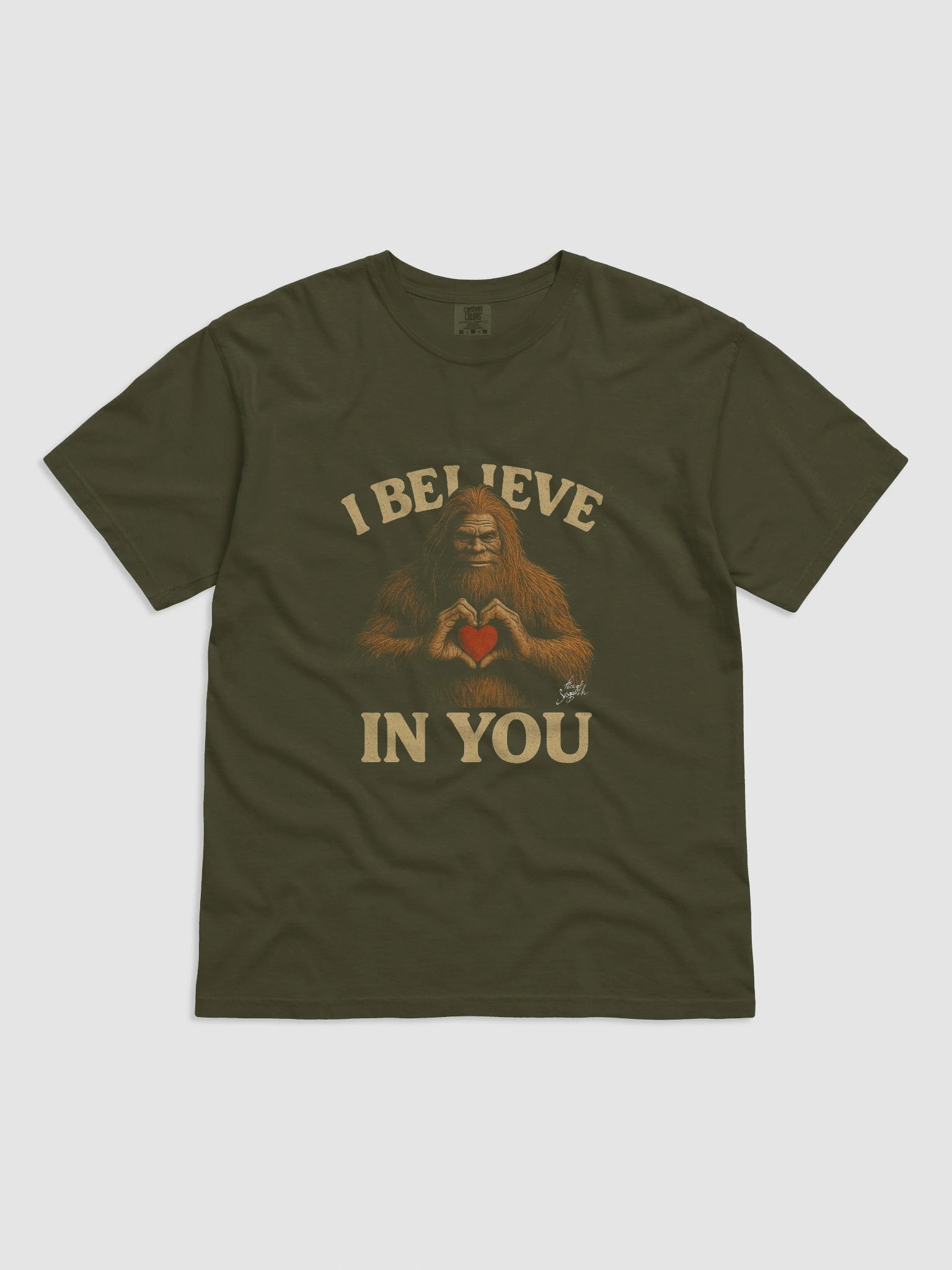 Bigfoot Believes in You – Inspirational Sasquatch T-Shirt product image (5)