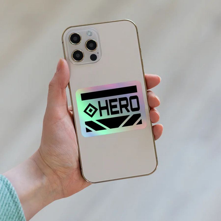 「 HERO 」 Logo Sticker (Holo) product image (6)