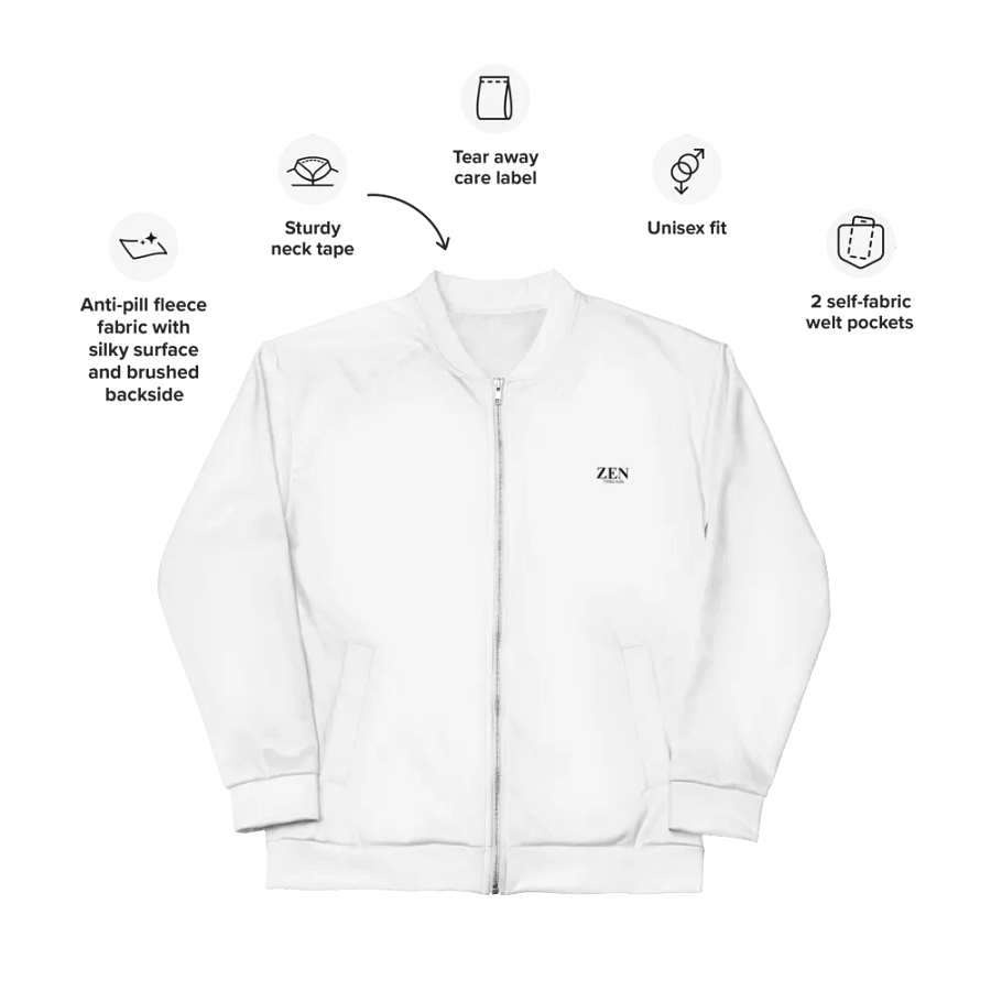 Zen Threads Custom Bomber Jacket product image (10)