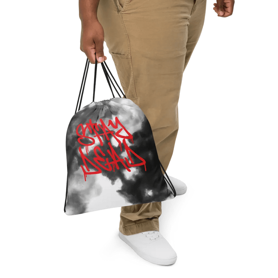 Stay Dead Drawstring Bag product image (5)