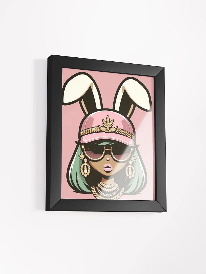 Mint Green Bunny Babe Poster product image (2)